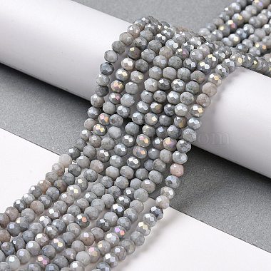 Faceted Electroplated Glass Beads Strands(GLAA-C023-02-C11)-3
