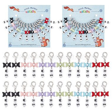 Mixed Color Alloy Locking Stitch Marker