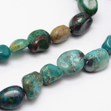Nuggets Natural Chrysocolla Beads Strands(G-N0164-10)-2