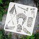 PET Hollow Out Drawing Painting Stencils(DIY-WH0391-0603)-3