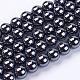 Non-Magnetic Synthetic Hematite Beads Strands(X-G-H1623-8mm-2)-1