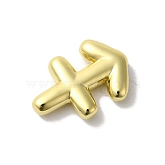 Brass Beads, Lead Free & Cadmium Free, Long-Lasting Plated, Constellation, Sagittarius, 22x15x4mm, Hole: 4x2mm(KK-H478-24G-09)