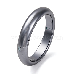 Natural Terahertz Stone Bangles, 1/2 inch(1.3cm), Inner Diameter: 2-1/4 inch(5.65cm)(BJEW-H619-01C)