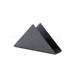 Stainless Steel Vertical Napkin Holder, Triangle Shape Paper Towel Holder for Cafe Hotel Western Restaurant, Gunmetal, 45x170x86mm(PW23051125198)