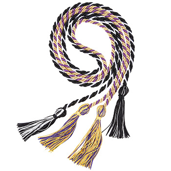 Gorgecraft 2Pcs 2 Style Polyester Tassel Big Pendant Decorations, for Graduation Ceremony, Mixed Color, 1700x7mm, 1Pc/style