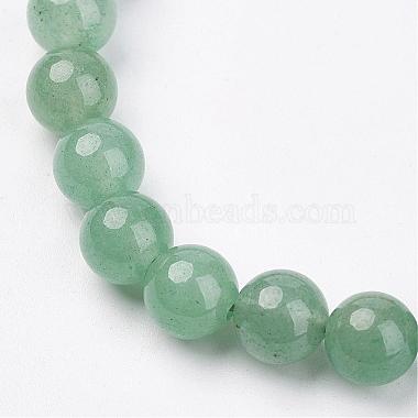 Natural Green Aventurine Stretch Bracelets(G-N0270-01)-2