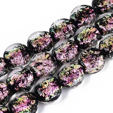 Handmade Foil Glass Beads Strands(FOIL-Q002-03E)-1