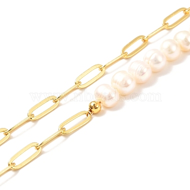 Гальваническое ожерелье с подвеской из ракушек каури для девочек и женщин(NJEW-JN03679)-7