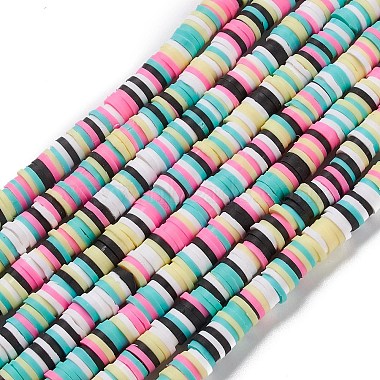 Colorful Disc Polymer Clay Beads