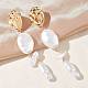 Zinc Alloy Dangle Stud Earrings(EJEW-L314-01B)-1