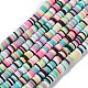 Handmade Polymer Clay Beads Strands(CLAY-R089-6mm-153)-1