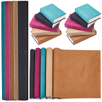 5 Sheets 5 Colors Faux Suede Book Covers, Notebook Wraps, Rectangle, Mixed Color, 300x1300mm, 1 sheet/color(DIY-CP0011-16B)