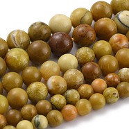 Natural Yellow Opal Beads, Round, 8.5mm, Hole: 1mm, about 47pcs/strand, 153.54''(390cm)(G-P446-02B)