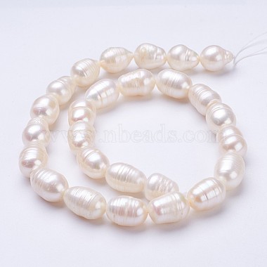 Natural Cultured Freshwater Pearl Beads Strands(PEAR-P002-14)-2