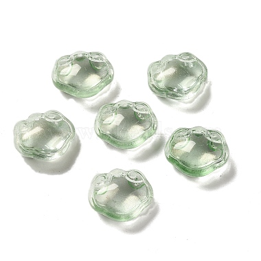 Light Green Lock Glass Beads