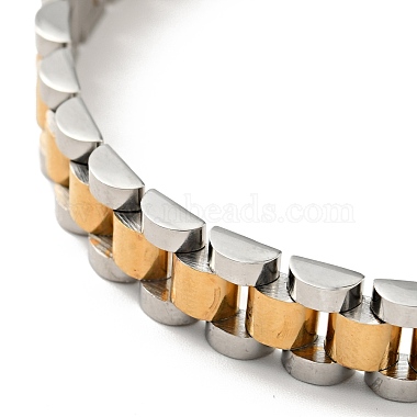 304 Stainless Steel Thick Link Chain Bracelet(BJEW-G649-10)-4