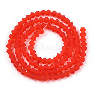 Imitate Austrian Crystal Frosted Glass Beads Strands(GLAA-F029-TM3mm-B31)-2