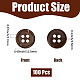 100Pcs 4-Hole Coconut Buttons(BUTT-CY0001-30)-2