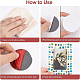 Hot Melting Acrylic Pre-cut Double Sided Acrylic Adhesive Dots Foam Tape(DIY-WH0096-40)-4