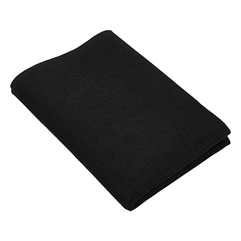 Wool Felts Mat, for Chinese Calligraphy Lovers, Rectangle, Black, 50x70x0.23cm