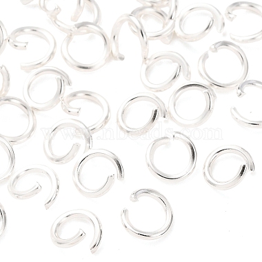Messing Open Ringe springen(KK-G604-08S-25)-1