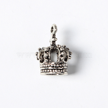 Tibetan Style Alloy Crown Pendants(TIBEP-S120-AS-NR)-2