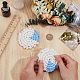 2Pcs Bohemian Macrame Cotton Car Cup Holder Coasters(AJEW-OC0014-44A)-3