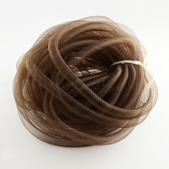 Plastic Net Thread Cord, Coconut Brown, 8mm, 30Yards(PNT-Q003-8mm-20)