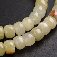 Natural Yellow Jade Column Bead Strands, 8x6mm, Hole: 1mm, about 70pcs/strand, 15.75 inch(G-E266-03)
