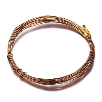 Round Aluminum Craft Wire, for Beading Jewelry Craft Making, Peru, 20 Gauge, 0.8mm, 10m/roll(32.8 Feet/roll)