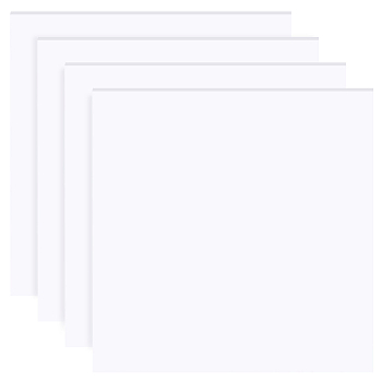 Olycraft PVC Foam Boards, Poster Board, for Crafts, Modelling, Art, Display, School Projects, Square, White, 20.4x20.4x0.5cm