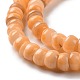 Brins de perles de coquillages d'eau douce de culture naturelle(SHEL-F002-01E)-4