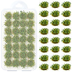 Nylon Mini Grass Tufts, Artificial Grass Model, for DIY Sand Table Materials, Green, 11~19mm(AJEW-WH20120-09A)