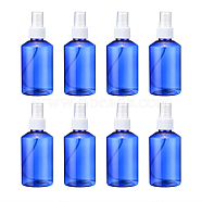 150ml Refillable PET Plastic Spray Bottles, Empty Pump Bottles for Liquid, Blue, 5.3x13.5cm, Capacity: 150ml(5.07 fl. oz)(TOOL-Q024-02D-02)
