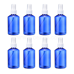 150ml Refillable PET Plastic Spray Bottles, Empty Pump Bottles for Liquid, Blue, 5.3x13.5cm, Capacity: 150ml(5.07 fl. oz)(TOOL-Q024-02D-02)