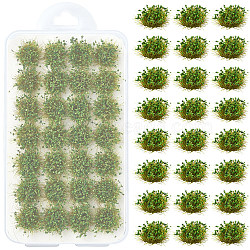 Nylon Mini Grass Tufts, Artificial Grass Model, for DIY Sand Table Materials, Green, 11~19mm(AJEW-WH20120-09A)