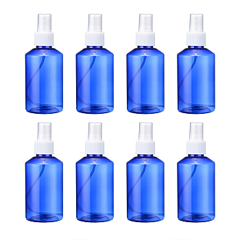 150ml Refillable PET Plastic Spray Bottles, Empty Pump Bottles for Liquid, Blue, 5.3x13.5cm, Capacity: 150ml(5.07 fl. oz)