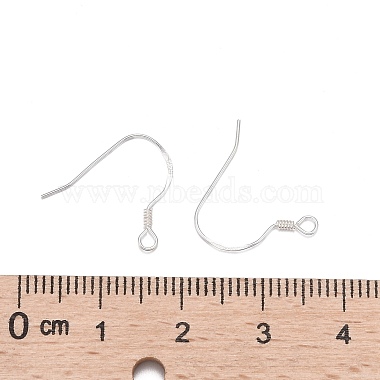 925 Sterling Silver Earring Hooks(X-STER-K167-049A-S)-3
