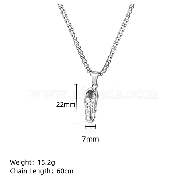 女性のためのステンレス鋼のペンダントネックレス(GL4256-1)-6