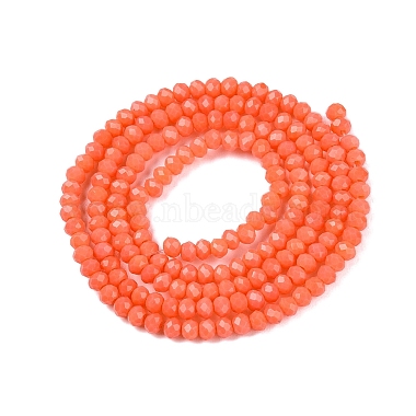 Opaque Solid Color Imitation Jade Glass Beads Strands(EGLA-A044-P1mm-D21)-2