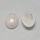 Cabochons de quartz rose naturel(G-R415-8x10-48)-2