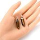 2Pcs Natural Tiger Eye Double Terminated Pointed Pendants(G-YW0002-05A)-4