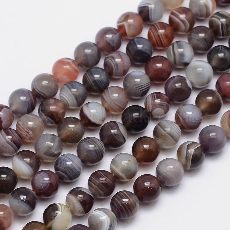 Botswana Agate Bead Strands