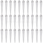 50Pcs Tibetan Style Alloy Pendants, Spike Beads, Cadmium Free & Nickel Free & Lead Free, Cone Charms, Antique Silver, 21x3mm, Hole: 1mm(FIND-SC0023-92)