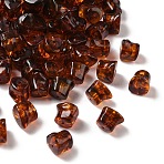 Acrylic Imitation Gemstone Beads, Nuggets, Two Tone, Sienna, 16x20x17~17.5mm, Hole: 2.5mm, about 125pcs/500g(MACR-K359-67A)