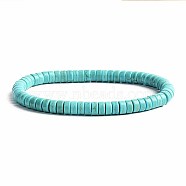 Turquoise Bracelet with Elastic Rope Bracelet, Male and Female Lovers Best Friend(DZ7554-11)