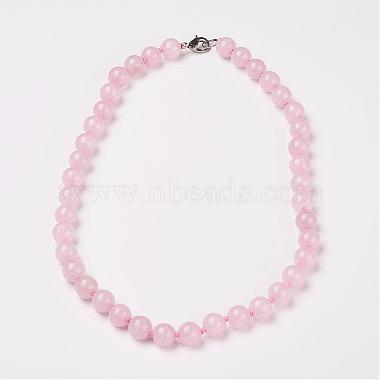Pink Rose Quartz Necklaces