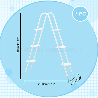 Iron Ladder Action Figure Display Stands(ODIS-WH0025-94B)-2