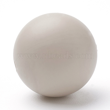 15mm Wheat Round Silicone Beads