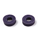 Flat Round Handmade Polymer Clay Bead Spacers(X-CLAY-R067-4.0mm-04)-5